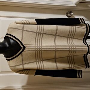 JOSEPH A Women's Poncho V-Neck Sweater - XS  NEW